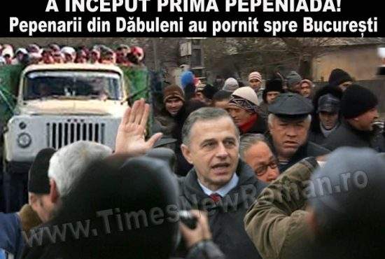 Mircea Geoană a chemat pepenarii în București. A început pepeniada!
