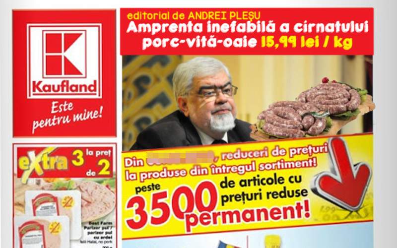 Andrei Pleşu părăseşte “Dilema” pentru principalul rival, catalogul Kaufland