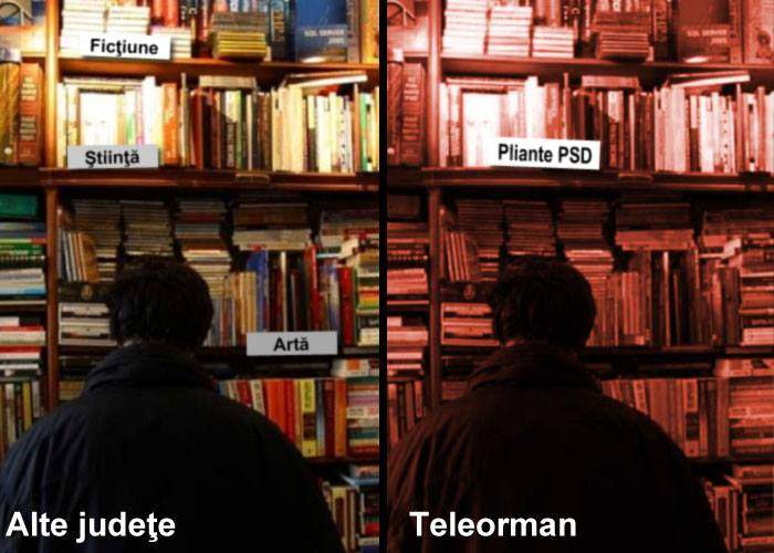 Teleormănenii explică lipsa librăriilor: „Pliantele electorale cu Dragnea și PSD se dau gratuit”