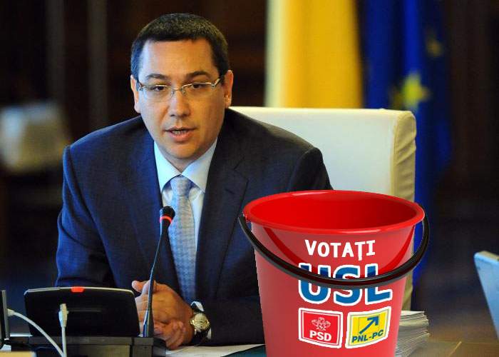 Ponta: USL nu are cum să se despartă, am imprimat deja găleţile pentru alegeri