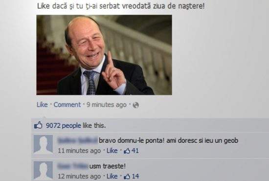 Poza zilei! Urarea surprinzătoare a lui Victor Ponta de ziua lui Băsescu