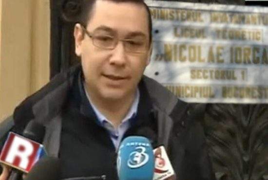 Ponta s-a infiltrat într-o sală în care se dădea BAC-ul, doar pentru plăcerea copiatului