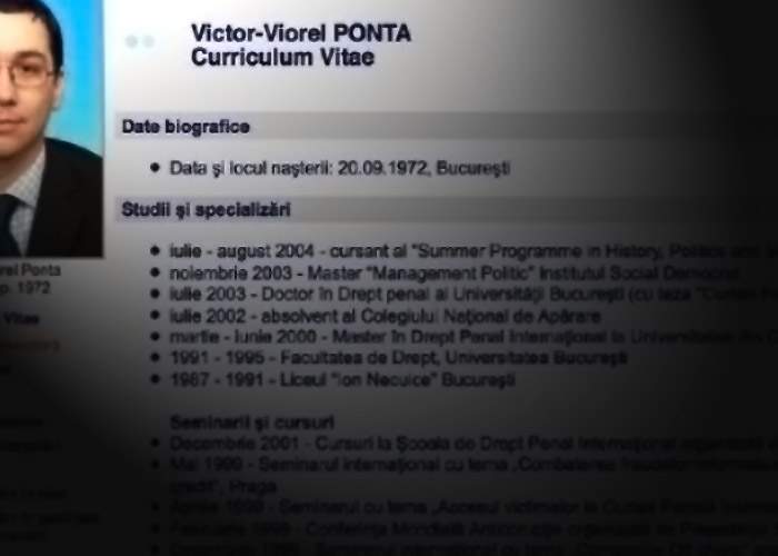 Scandalul continuă! Victor Ponta şi-ar fi trecut în CV testamentul lui Sergiu Nicolaescu