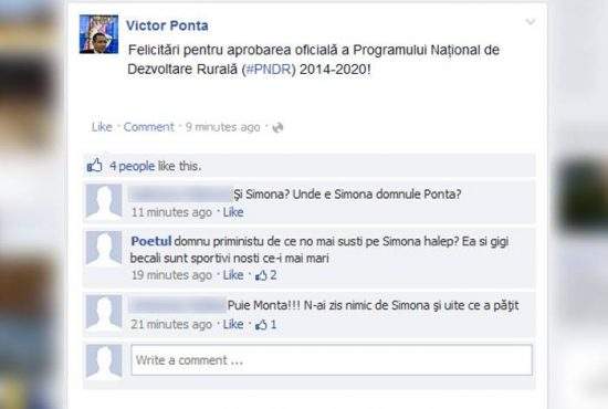 Se vede că nu o mai susține Ponta pe Facebook! Halep a pierdut rușinos în turul doi la Roland Garros