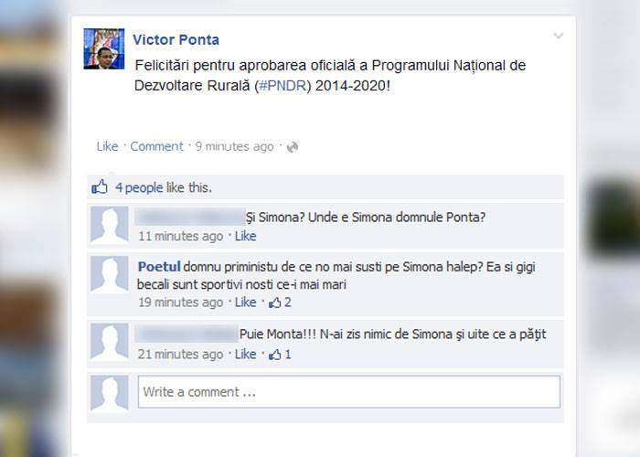 Se vede că nu o mai susține Ponta pe Facebook! Halep a pierdut rușinos în turul doi la Roland Garros