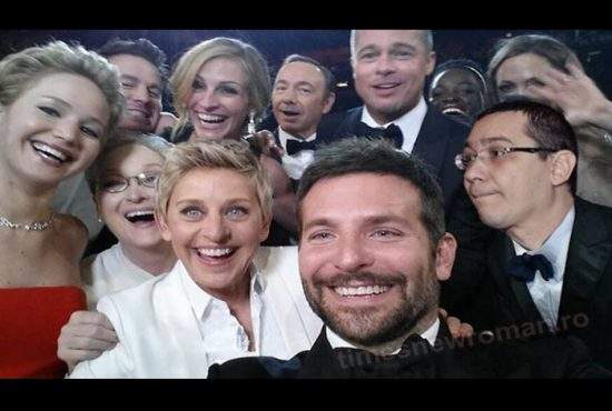 Foto! Selfie-ul cu Victor Ponta şi alţi actori de la Hollywood face furori pe internet