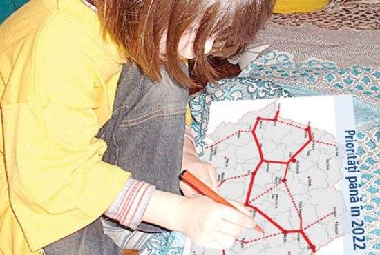 Poza zilei! Ponta a plagiat grosolan! Planul de autostrăzi reproduce desenul unui preşcolar