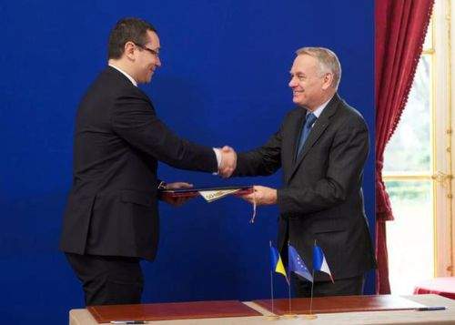Victor Ponta, satisfăcut de vizita în Franţa: „Am reuşit să obţin 300 de euro pentru România!”