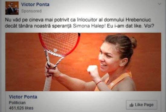 Simona Halep s-a săturat! “Dacă mă mai susţine Ponta mult, mă las de tenis!”