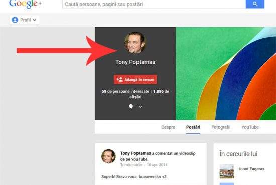 Vești bune pentru cretinii care dădeau share la Tony Poptămaș: pagina sa de Google+ încă funcționează