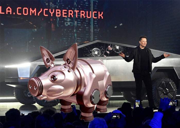 România a produs primul porc electric, să avem ce căra cu camioneta lui Elon Musk