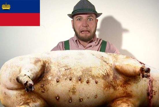 Liechtensteinul a tăiat porcul, dar a dat jumătate din el elveţienilor, că nu l-a putut mânca pe tot