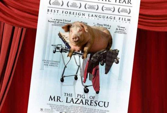 S-a lansat filmul “Porcul domnului Lăzărescu”, drama unui porc plimbat cu orele între măcelării