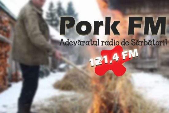 Mai festiv decât colindele! Un post de radio difuzează luna asta numai tăieri de porc