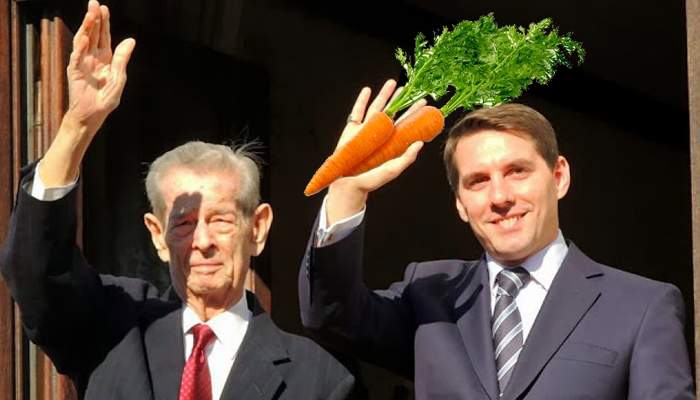 Prinţul Nicolae vrea să ajungă la bunicul lui, Regele Mihai, doar ca să-i spună că e vegan!