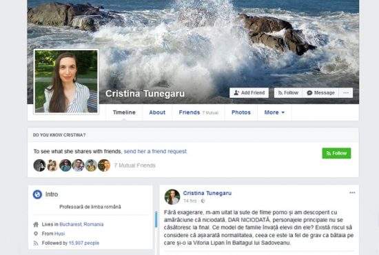 După Baltagul, profesoara de pe Facebook atacă și filmele porno: ”Niciodată nu se căsătoresc la final”