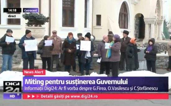 Tertipuri! PSD a anunţat că fiecare oră la protestul de la Cotroceni înseamnă un an în plus la pensie