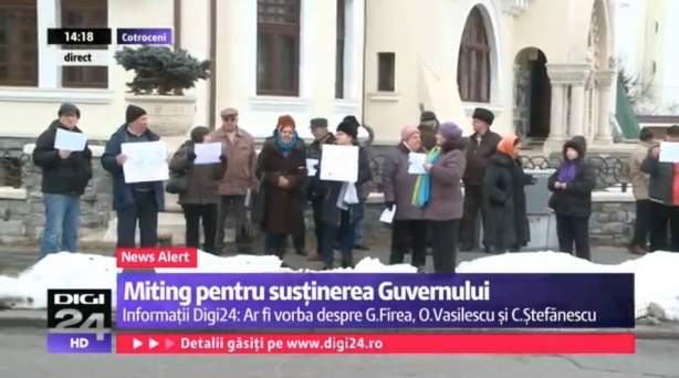 Tertipuri! PSD a anunţat că fiecare oră la protestul de la Cotroceni înseamnă un an în plus la pensie