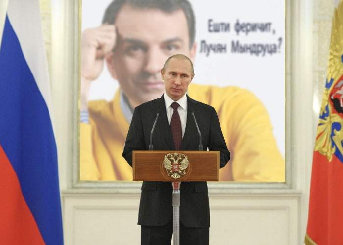 Putin, despre prăbuşirea rublei: Sper că Lucian Mîndruţă e fericit acum!