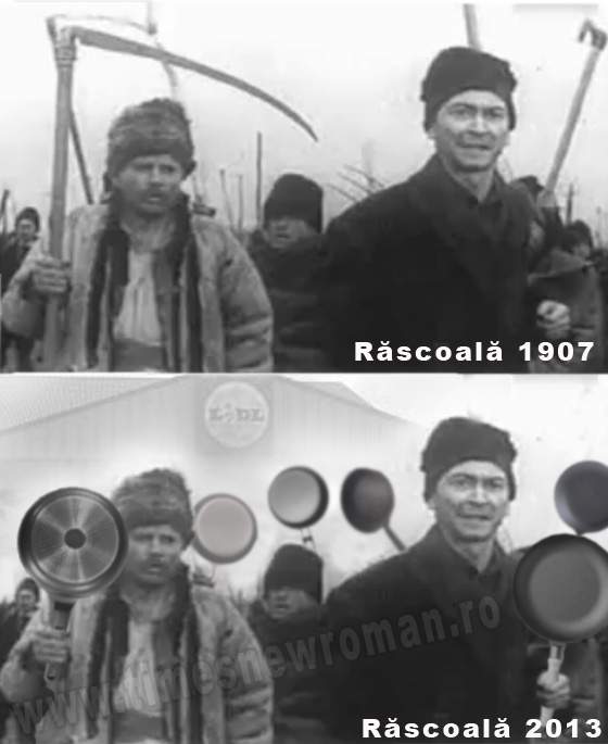 Poza zilei! Cum ar arăta Răscoala din 1907 dacă ar avea loc în 2013