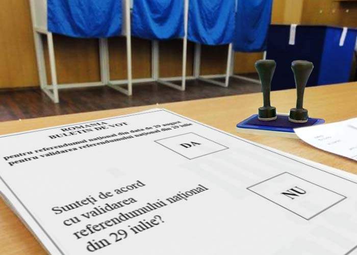 CCR: Validarea referendumului din 29 iulie se va decide printr-un nou referendum, pe 29 august