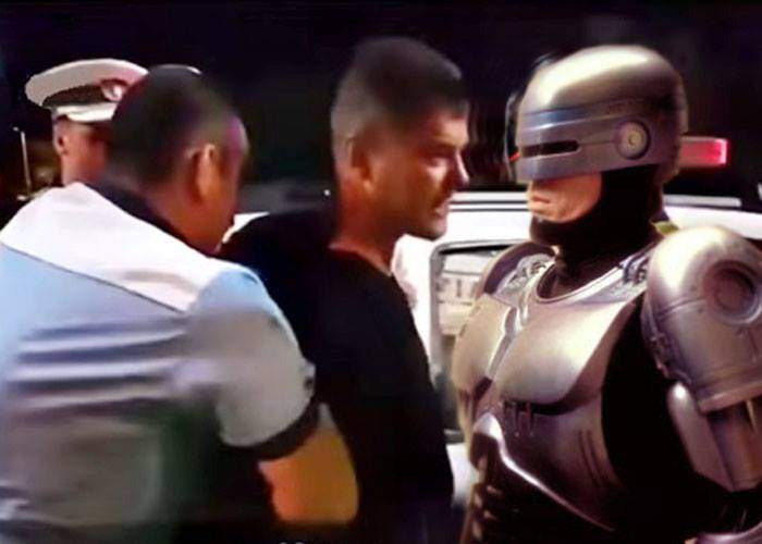 Ghinion pentru Boureanu! În reconstituirea incidentului rolul poliţistului va fi jucat de Robocop