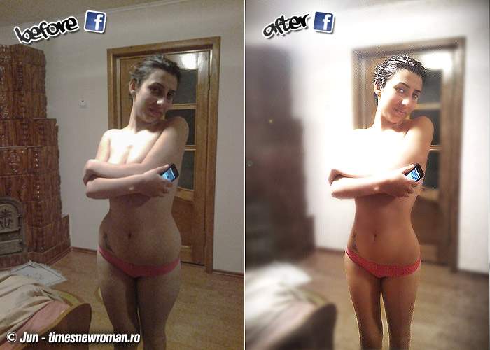 Românii cu cont de Facebook, tot mai afectaţi de fotogenie