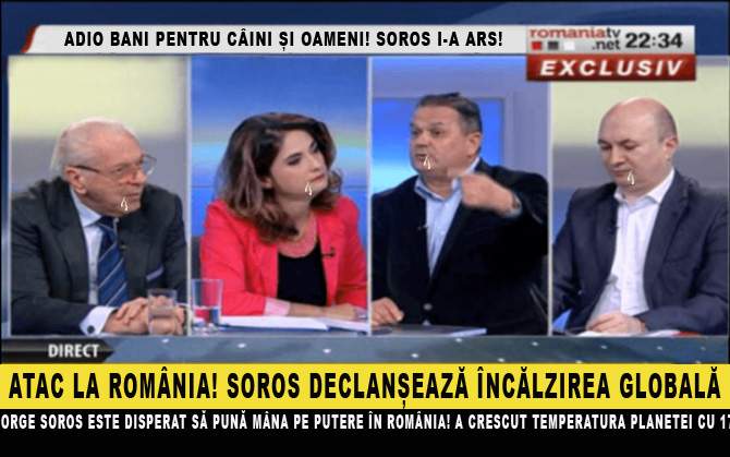 Delirul RTV continuă! Soros, acuzat că a provocat încălzirea globală, ca să iasă mai multă lume la proteste