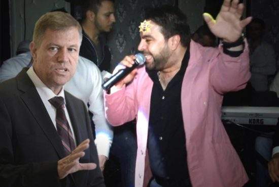 Iohannis decorează şi alţi artişti! La o nuntă, i-a lipit lui Salam “Steaua României” pe frunte