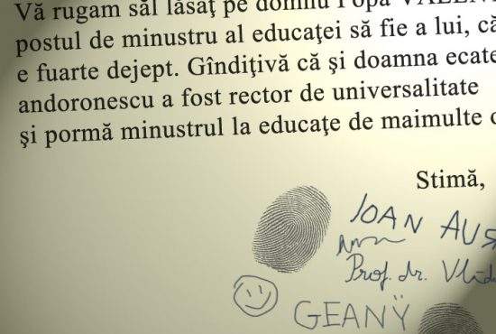 Dezastrul din educaţie, vizibil în scrisoarea celor 45 de rectori! Cel puţin jumătate au semnat cu degetul