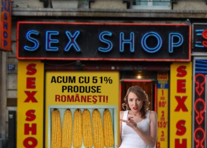 Patron de sex shop, îngrijorat de legea produselor româneşti: “Mă obligă să vând coceni de porumb”