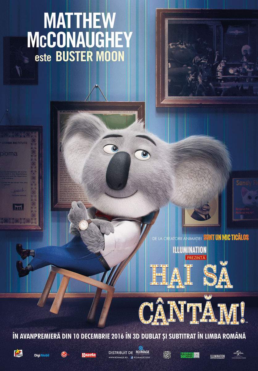 Sing 3D (2016) – Animăluțele au talent. Și-atât