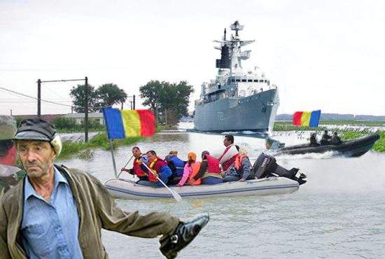 Sinistrații din Moldova sărbătoresc astăzi Ziua Marinei Române