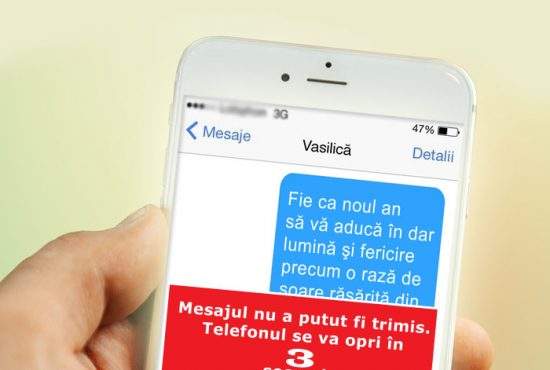 Primul telefon 100% inteligent! Când vrei să dai un SMS jenant de Revelion, se stinge singur