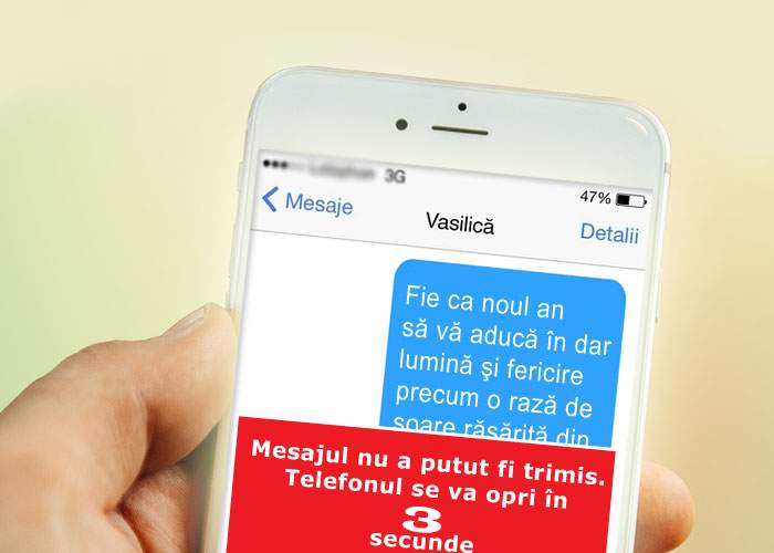 Primul telefon 100% inteligent! Când vrei să dai un SMS jenant de Revelion, se stinge singur