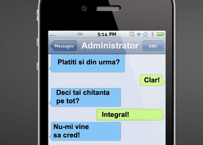 Cea mai populară farsă din România rămâne SMS-ul către administrator cu „Azi plătesc întreţinerea”