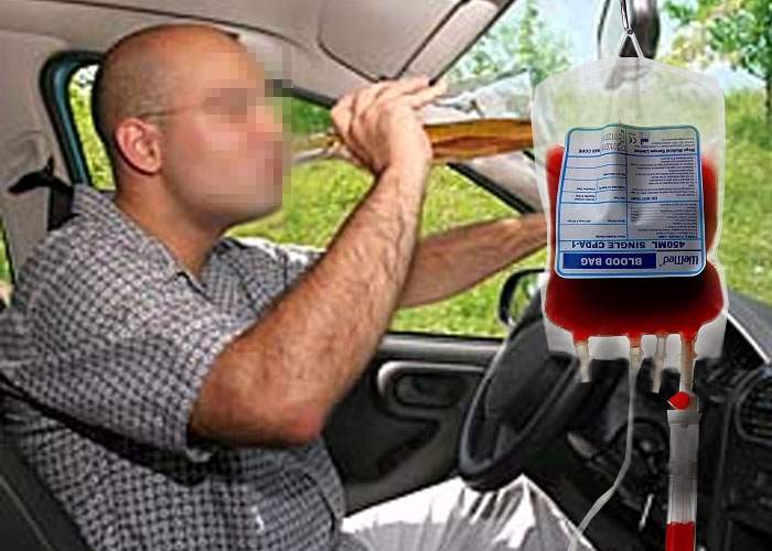 Sângele artificial, bucuria şoferilor: “M-a oprit poliţia? Îmi schimb sângele cu unul nealcoolizat!”