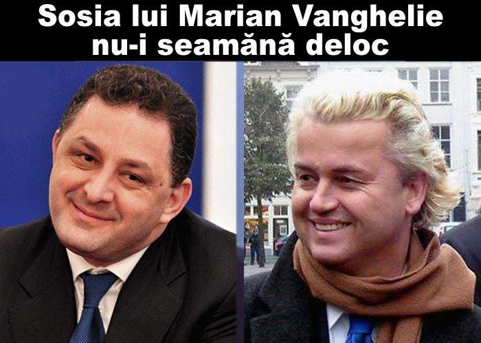 Vanghelie şi-a ales o sosie care nu-i seamănă deloc