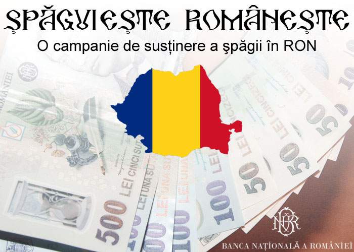 Şpăguieşte româneşte! BNR iniţiază campania de promovare a şpăgii în lei, în loc de euro sau dolari