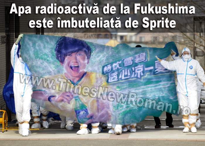 Apa radioactivă de la Fukushima,  îmbuteliată și vândută ca Sprite