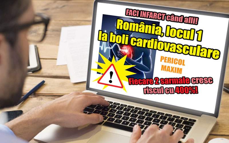 Știrile despre cât de prost stăm la boli cardio-vasculare, principala cauză a infarctului