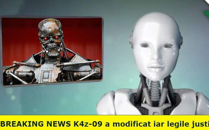 Știri din viitor. K4z-09 a modificat iar legile justiției ca să-l scape pe F7l-01B