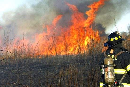 Incendiu istoric în Delta Văcăreşti! Bucureştiul devine primul oraş din lume iluminat cu stuf