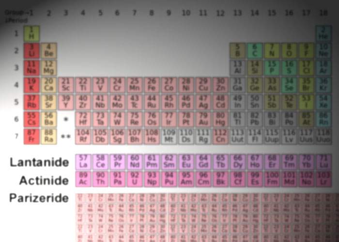 Tabelul lui Mendeleev va fi completat cu 390 de ingrediente din parizer, recent descoperite