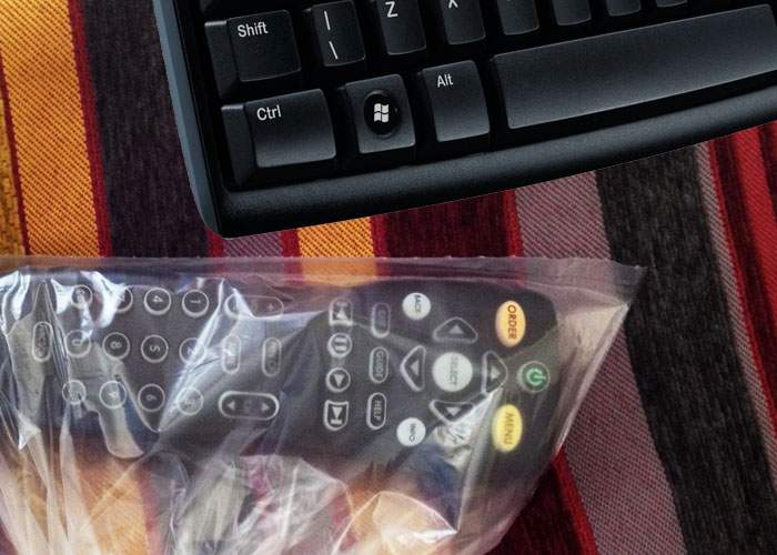 Fanii OTV, dezamăgiţi de mutarea în online! Tastatura nu încape în punga în care ţin telecomanda
