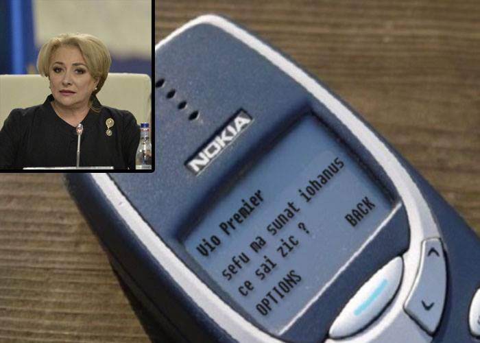 Gafă! Viorica Dăncilă i-a trimis din greşeală lui Iohannis SMS-ul cu “Mă sună Iohannis, ce să-i zic?”