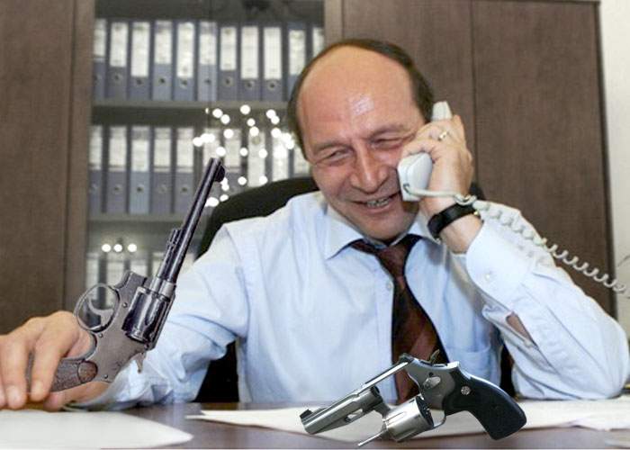 Băsescu a sunat la Ambulanță să se intereseze de starea revolverului lui Năstase