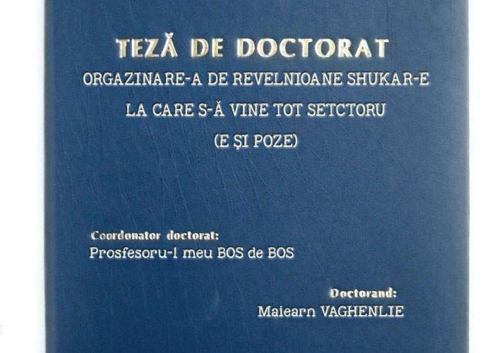 Alte 10 cazuri evidente de doctorate nefirești din România