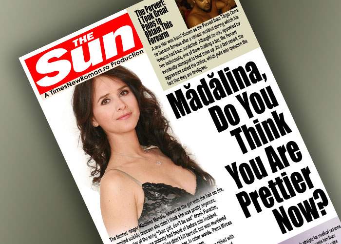 Tabloidul The Sun dedică un număr Perversului de pe Târgu Ocna, Mădălinei şi lui Bote