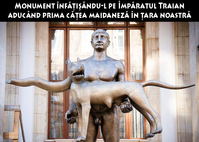 A fost dezvelit primul monument dedicat maidanezilor din România
